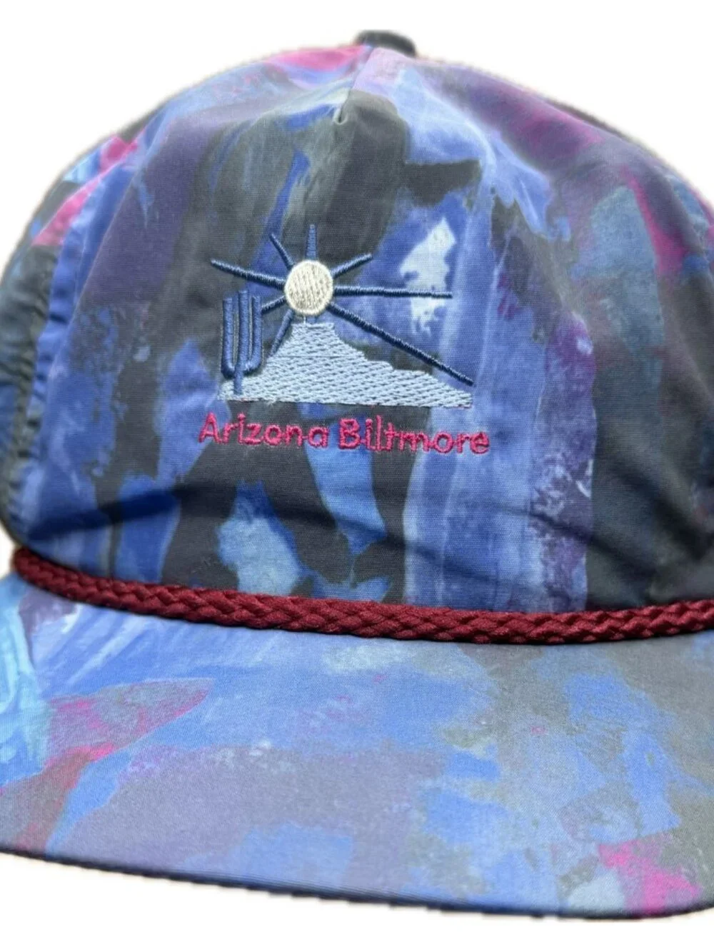 Vintage Arizona Biltmore Luxury Hotel Rope Hat Imperial Headwear Made in USA